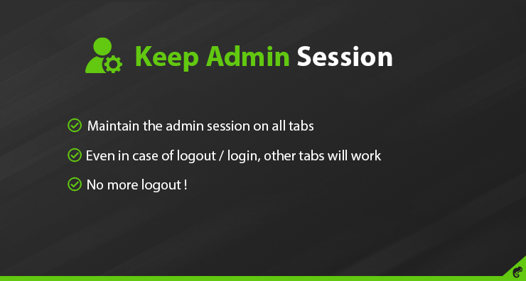 Keep Admin Session
